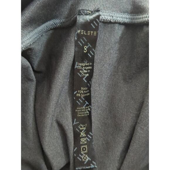 Yelete Leggings Woman's Small Gray Ombre High Waist Workout Yoga Athletic - Picture 7 of 9